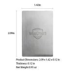 VAULTIGO Titanium Seed Phrase Backup Plate - Image 10