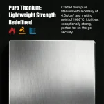 VAULTIGO Titanium Seed Phrase Backup Plate - Image 9