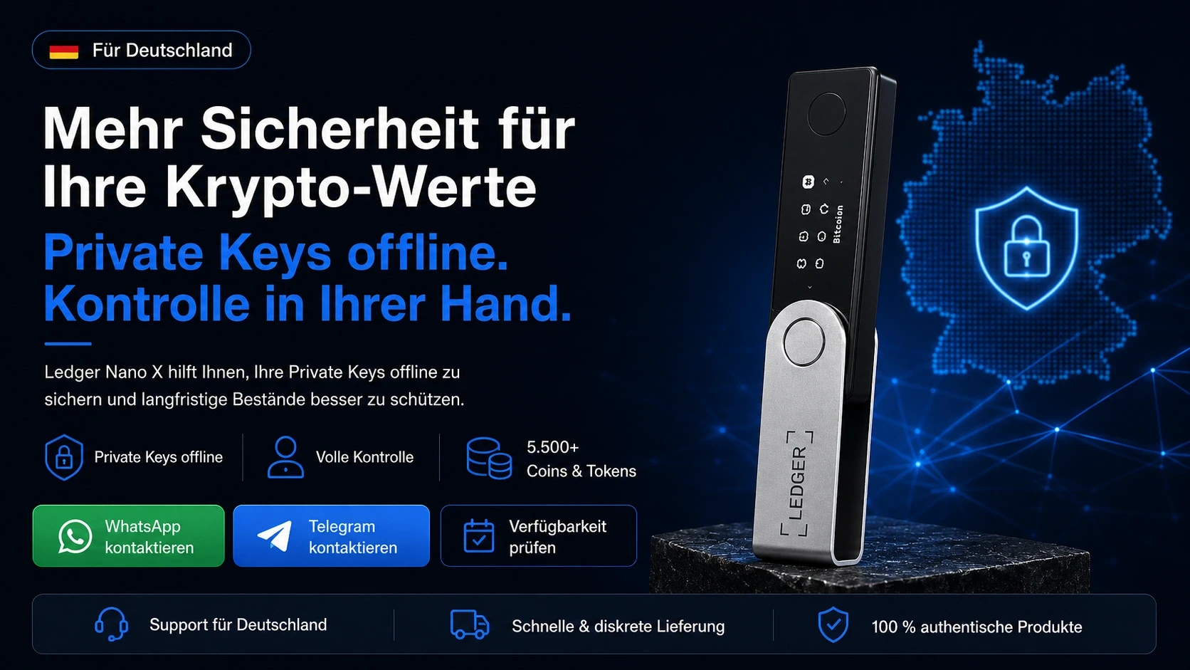 Mehr Sicherheit für Ihre Krypto-Werte