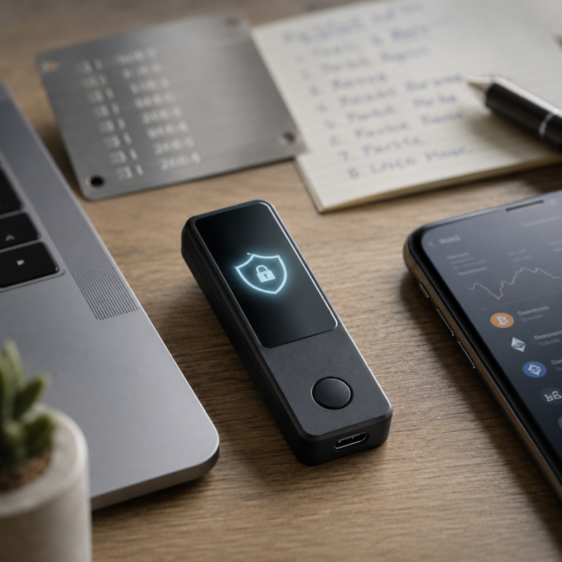 How hardware wallets work beginner guide for crypto private key security