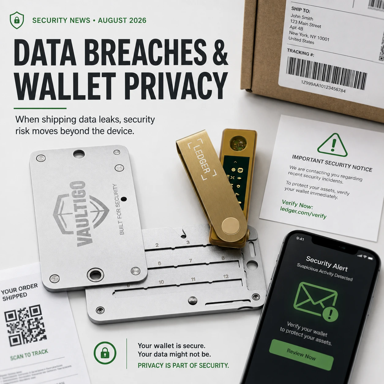 Crypto wallet data breaches and privacy security risks in 2026