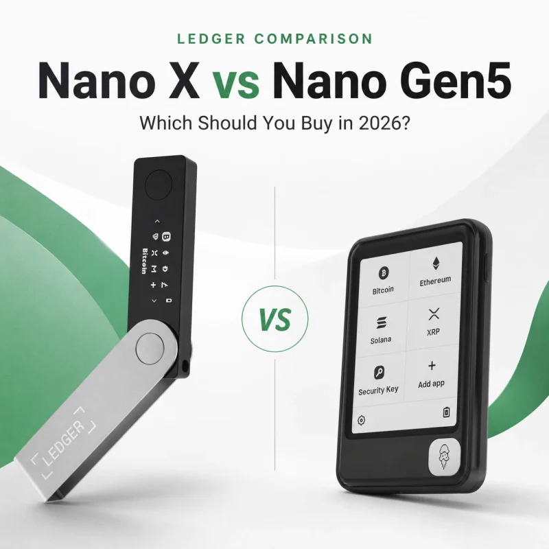 Ledger Nano X vs Nano Gen5 2026 hardware wallet buying guide