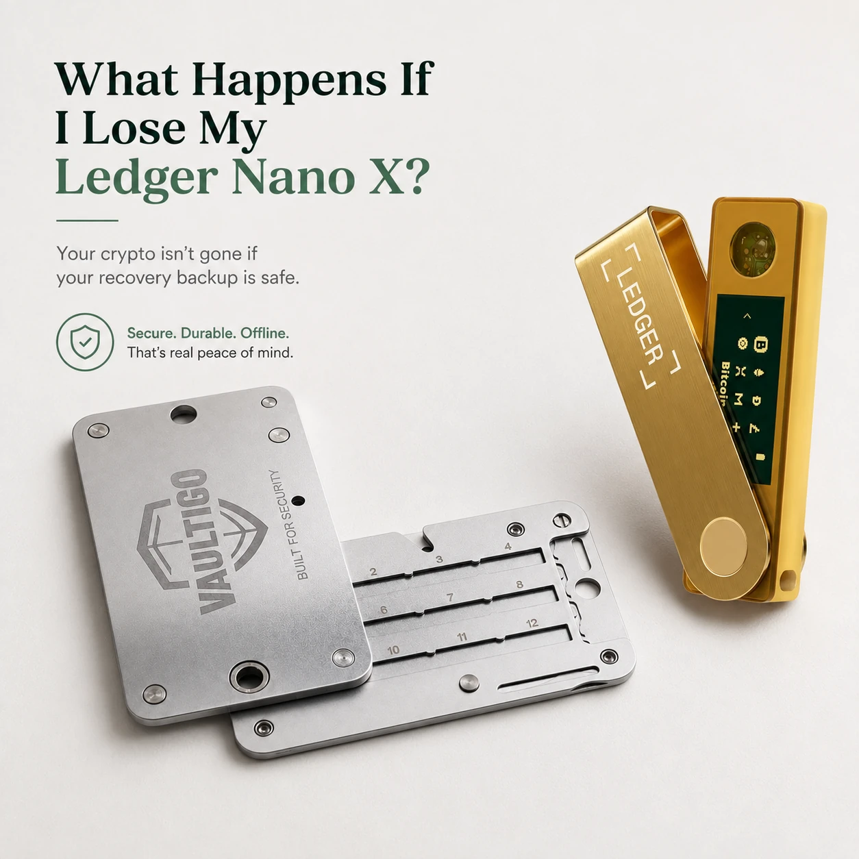 What happens if I lose my Ledger Nano X recovery and seed phrase backup guide